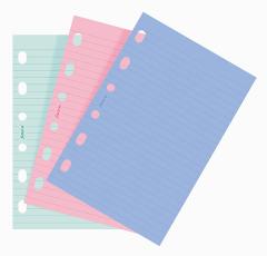 Filofax pocket linjerade fashion 30st sorterade färger fashion