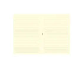 Filofax A5 linjerade blad beige