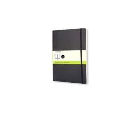 Moleskine Notebook X-large Soft Cover - Svart - Olinjerad