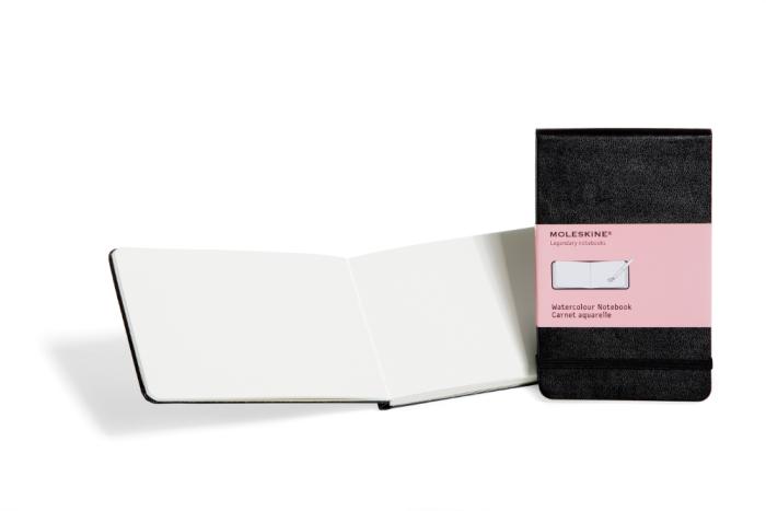 Moleskine Watercolor Notebook Pocket - Svart 