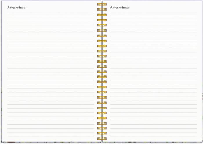 Kalender Study A5 Story Äng 2025-2026