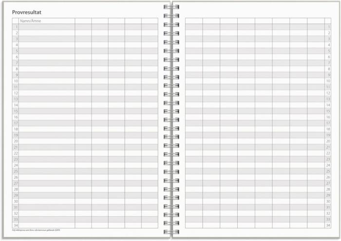 Kalender Study A5 Story Blomma 2025-2026