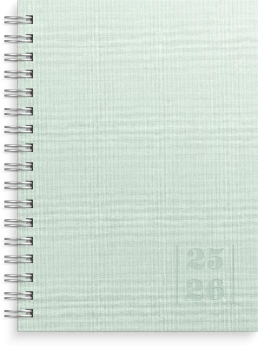 Kalender Senator A6 Textile grön 2025-2026