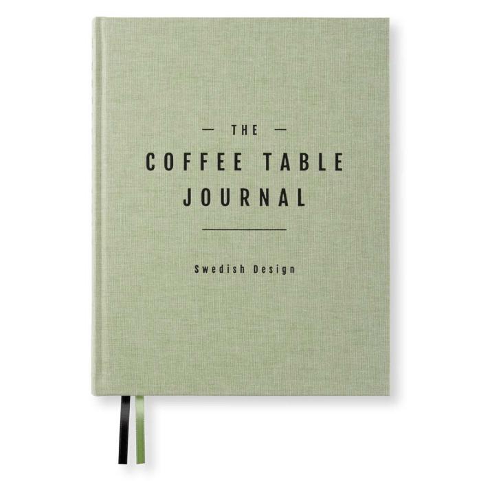 Coffe Table Journal Clean Green Leaf 