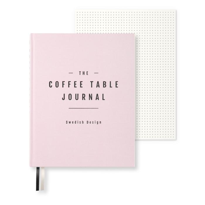 Coffe Table Journal Clean Dusty Rose