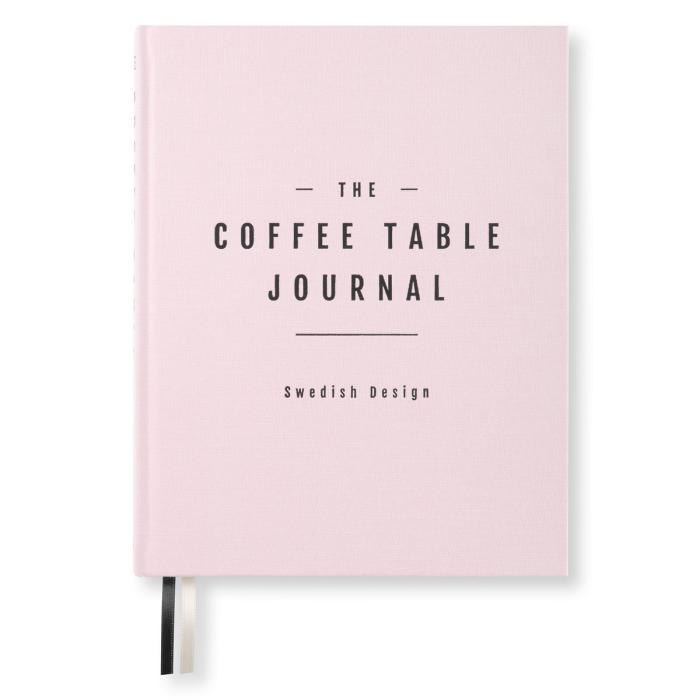 Coffe Table Journal Clean Dusty Rose