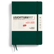 Weekly Planner/Notebook 18m 24-25 A5 Forest Green