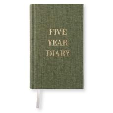 Five Year Diary Pocket Khaki Green