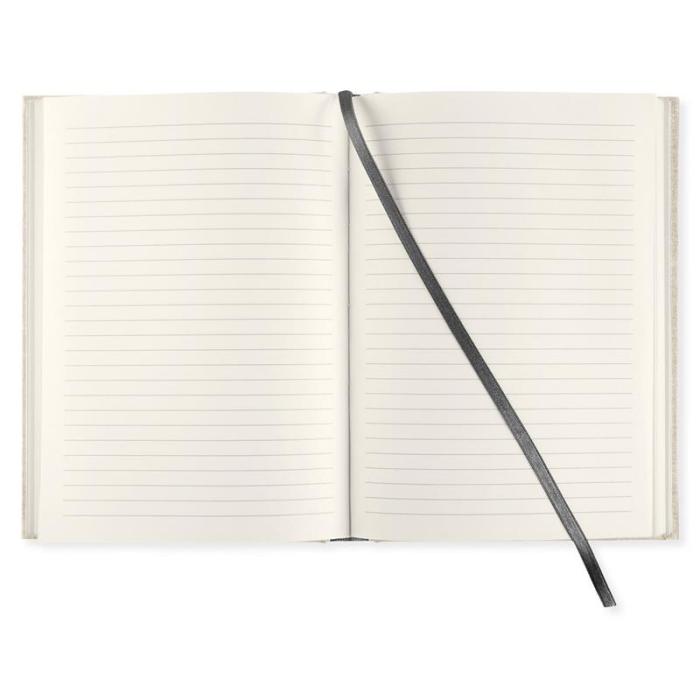 Linjerad Notebook A5 256 sidor Rough Linen