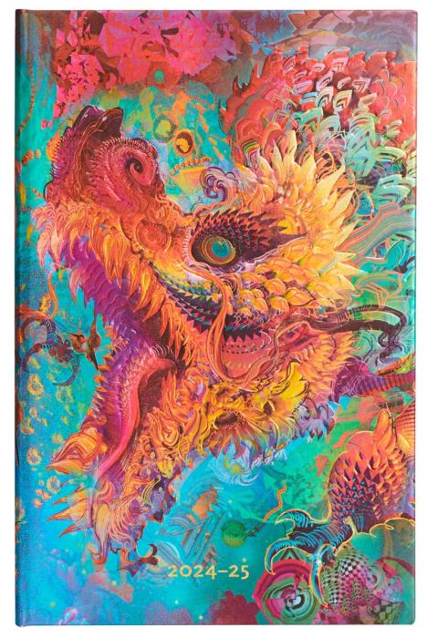 Kalender Paperblanks 18-months Maxi Vertical Humming Dragon