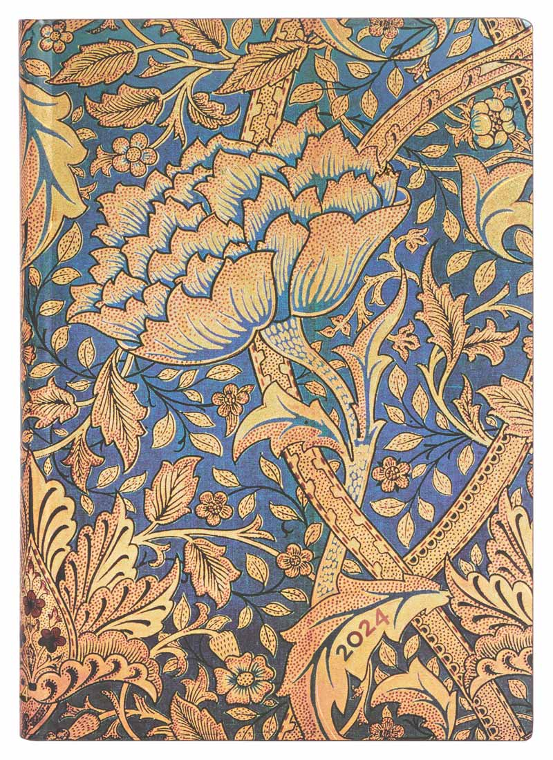 paperblanks AGENDA SETTIMANALE 2024 MORRIS WINDRUSH<br /> 47968